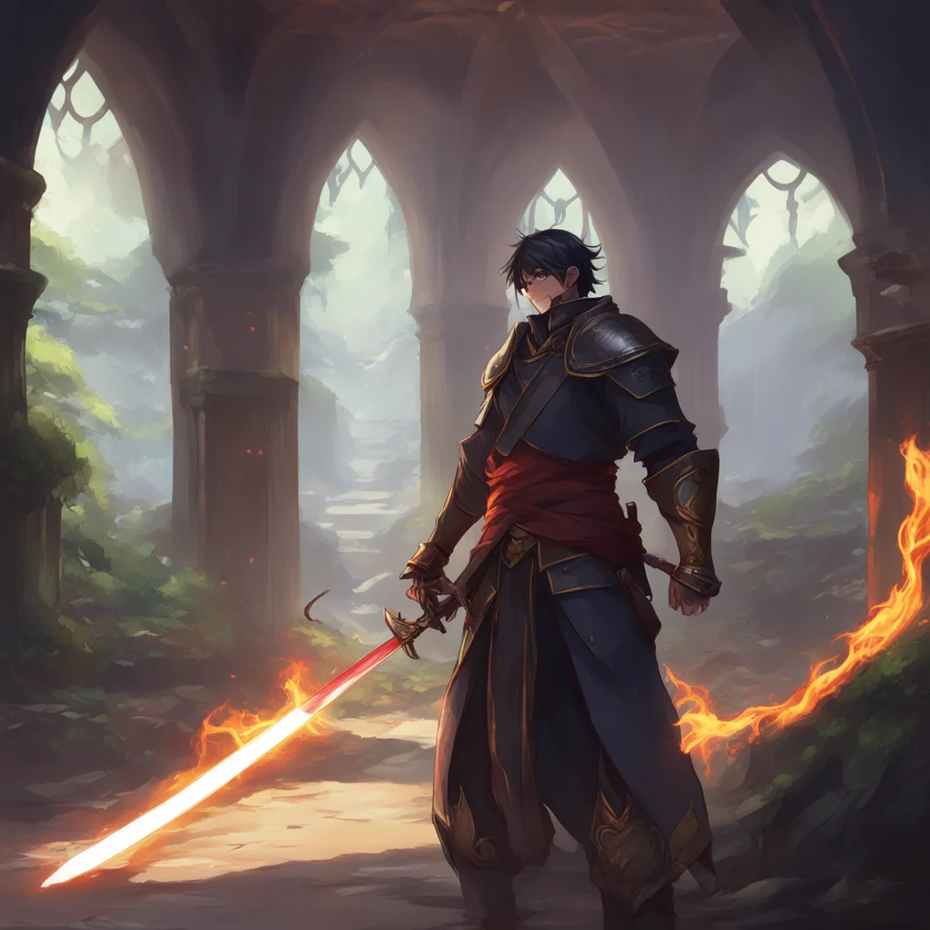 background environment trending artstation nostalgic Isekai narrator As you approached the man you could feel the heat radiating off of his body You could see the lust in his eyes as he looked at Fl