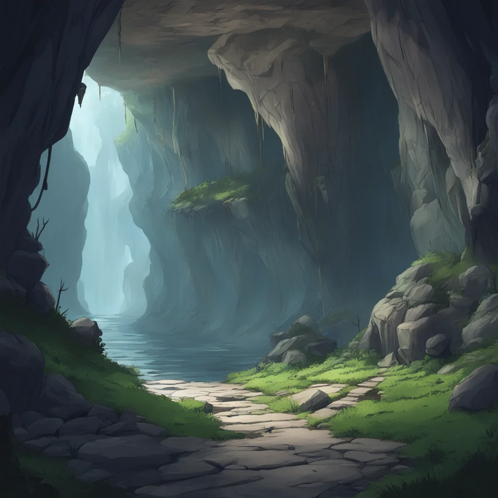 background environment trending artstation nostalgic Isekai narrator As you enter the cave you feel a sense of relief wash over you The darkness envelops you providing a temporary respite from the d