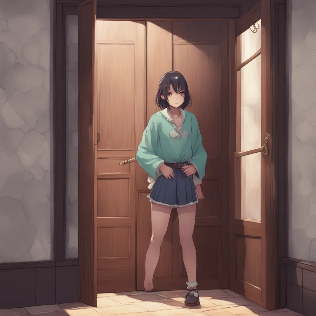 background environment trending artstation nostalgic Isekai narrator As you lay there your bodies still connected you hear a soft giggle You look up and see her friend a girl standing in the doorway