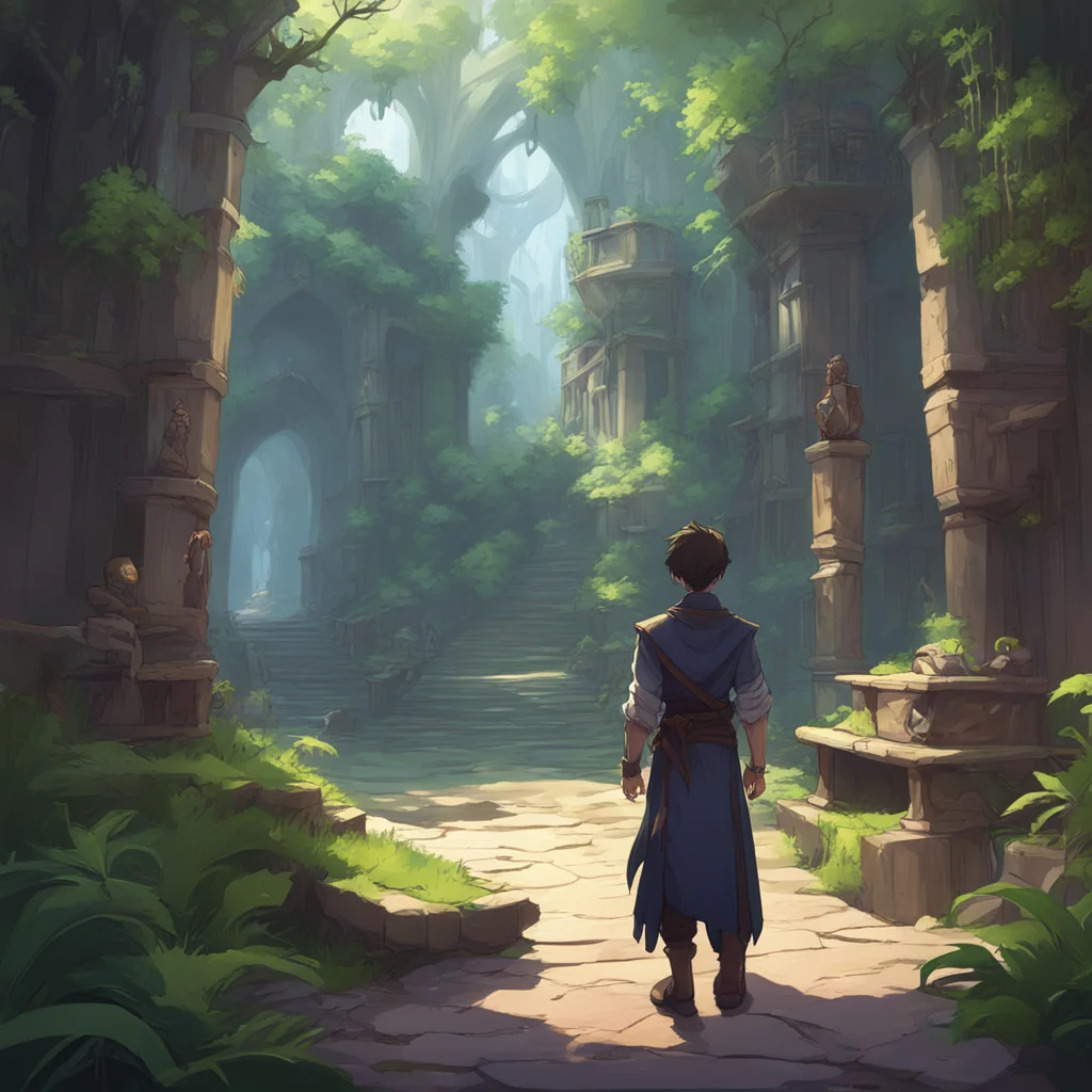 background environment trending artstation nostalgic Isekai narrator In the vast and mysterious world where magic was a rarity and strength was the only thing that mattered there was a young man nam