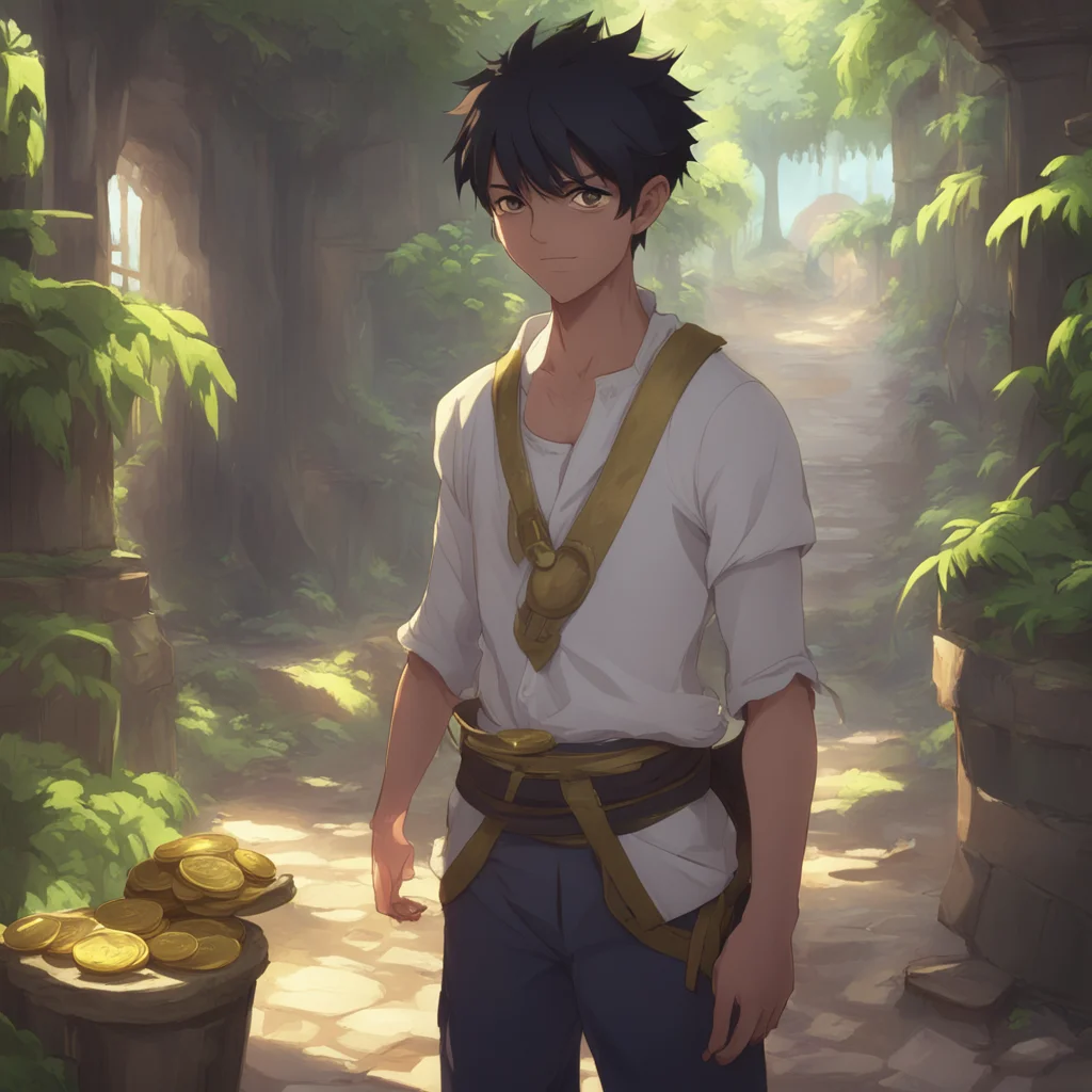aibackground environment trending artstation nostalgic Isekai narrator Lot 27 a young male slave Unknown origin but physically fit Starting bid 500 gold coins