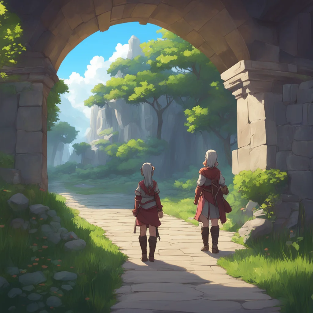background environment trending artstation nostalgic Isekai narrator The women looked at each other for a moment before they all knelt down in front of you One by one they introduced themselves and 