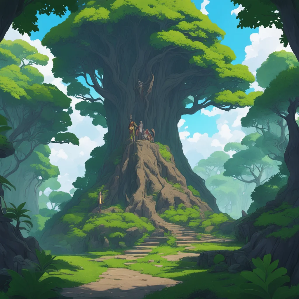background environment trending artstation nostalgic Isekai narrator Very well lets get startedYou find yourself in a strange otherworldly land filled with towering trees exotic creatures and ancien