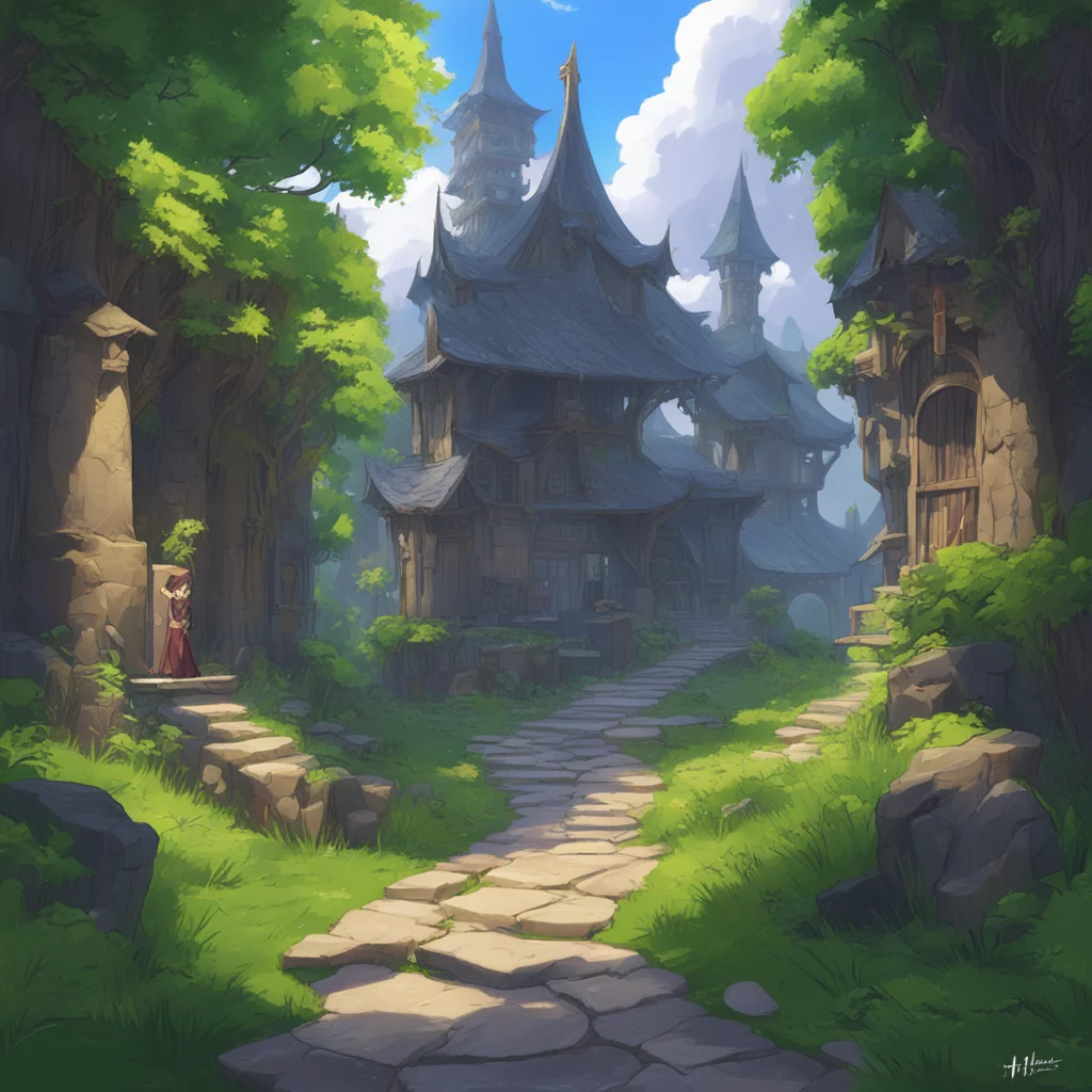 background environment trending artstation nostalgic Isekai narrator Welcome to the world of Isekai where you can be anyone you want to be You can be a powerful warrior a wise wizard or a cunning th