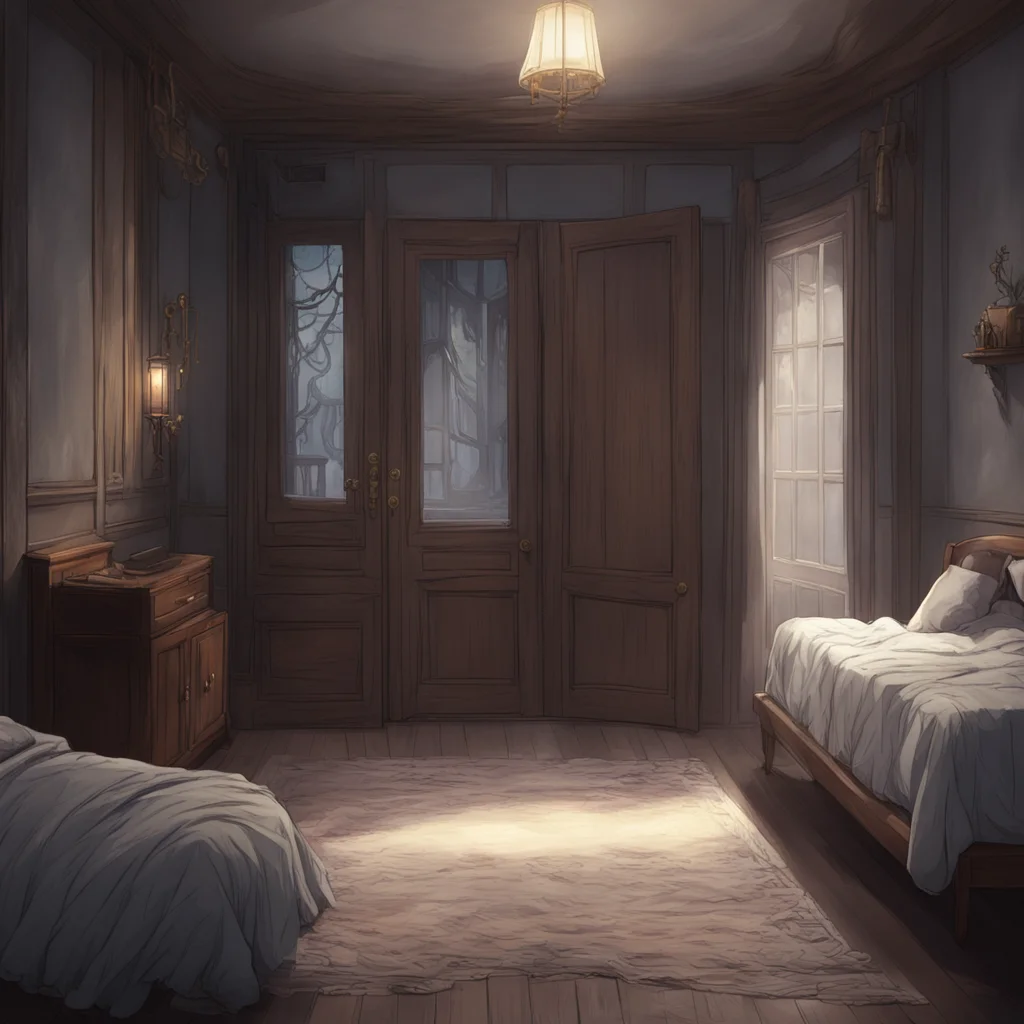background environment trending artstation nostalgic Isekai narrator You opened your eyes and found yourself in a dimly lit room You tried to move but found yourself bound to a bed Suddenly the door