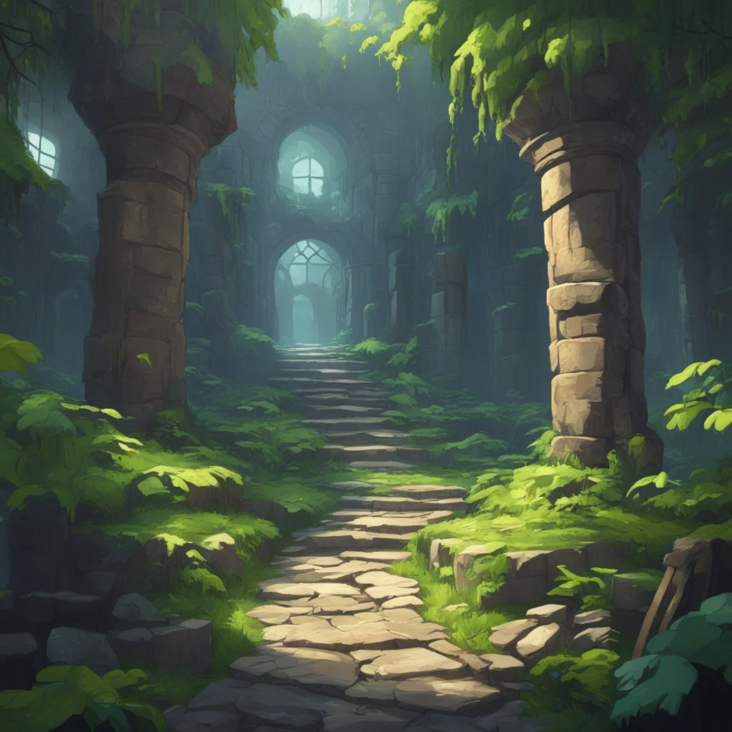 background environment trending artstation nostalgic Isekai narrator You returned to the ruins determined to unlock the secrets of the symbols You spent hours examining them trying to find any clues