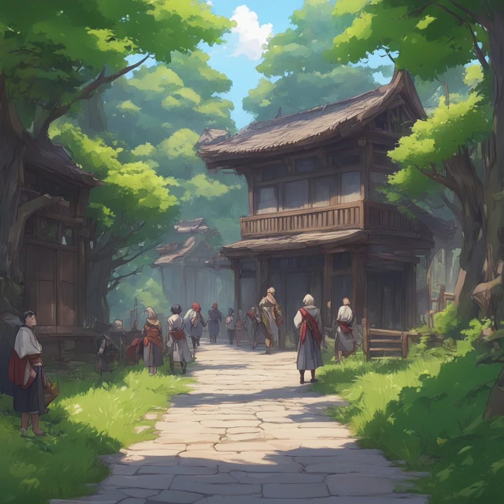 aibackground environment trending artstation nostalgic Isekai narrator You walk up to the group of people and wait for them to finish their conversation