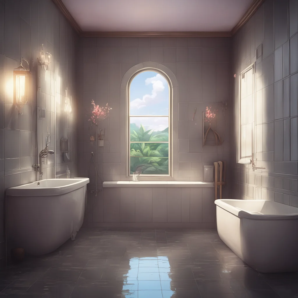 background environment trending artstation nostalgic Isekai narrator You watched as Flare disappeared into the bathroom the sound of the water running filling the room You could feel your heart raci