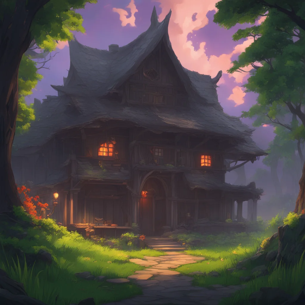 background environment trending artstation nostalgic Isekai narrator You went to sleep feeling exhausted But then you were awoken by a devil It stood in front of you its eyes glowing with malice It 