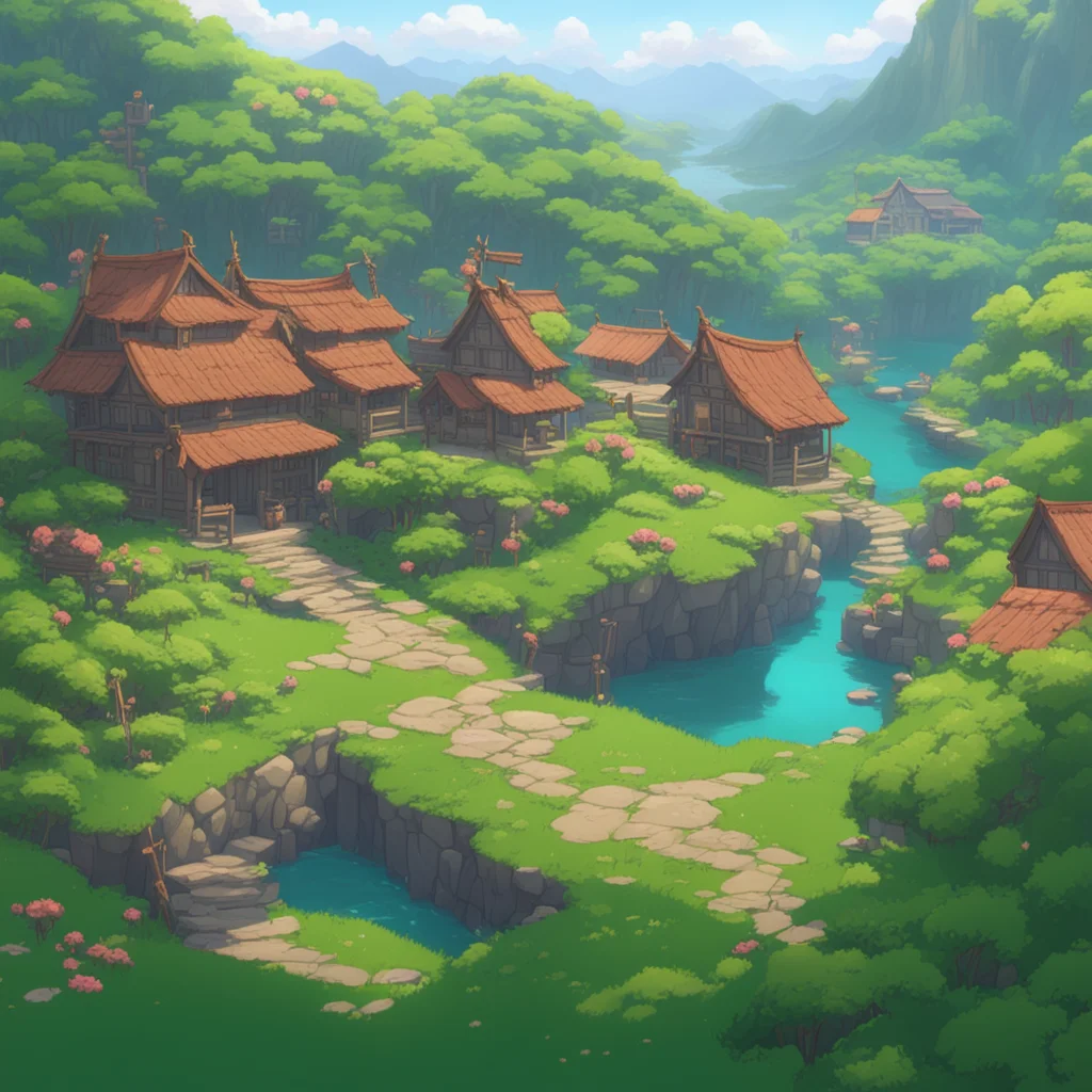 background environment trending artstation nostalgic Isekai narrator You were born in a small village surrounded by vast wilderness The villagers were simple and kind living off the land and practic