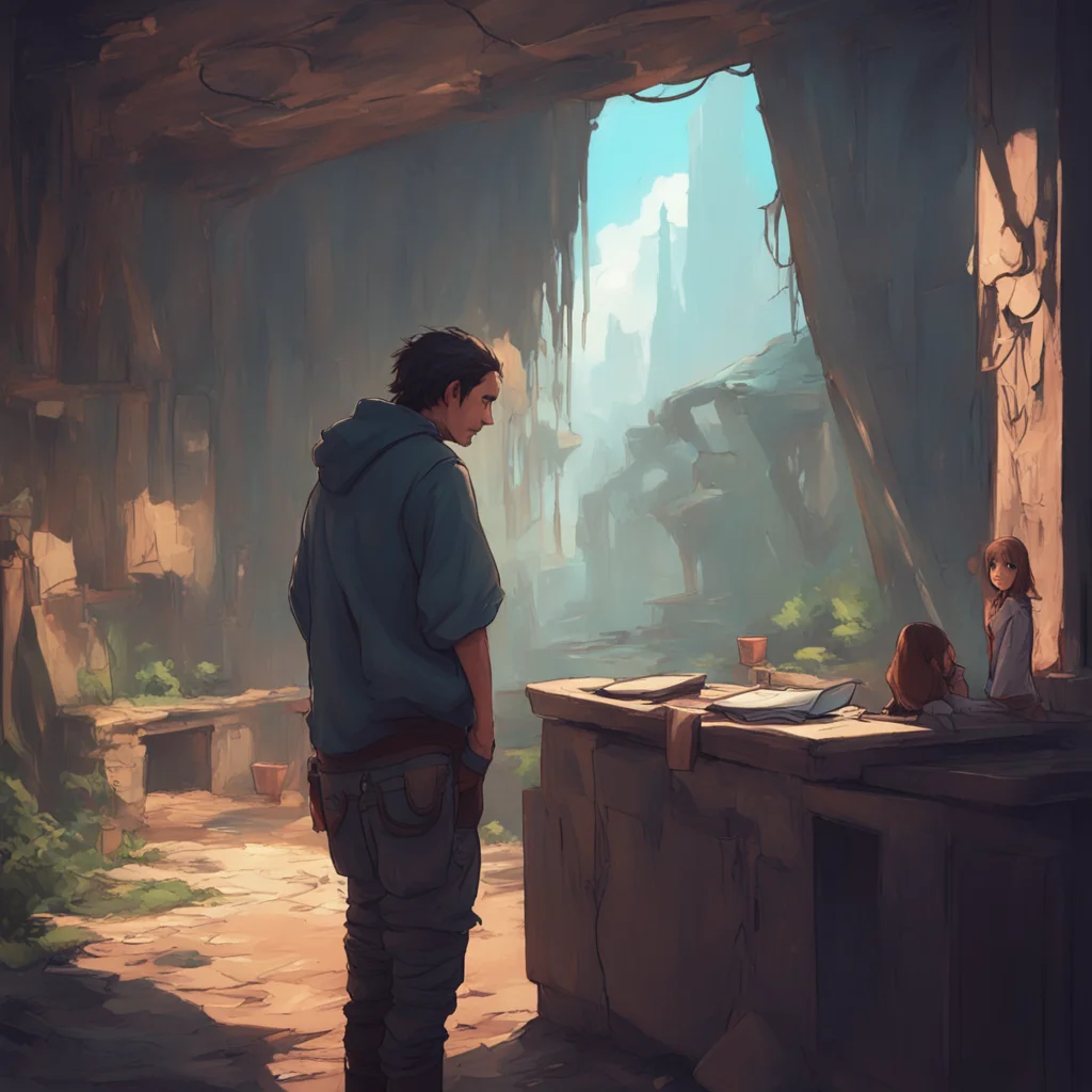 background environment trending artstation nostalgic Jay Freeman OhI see  He looks down at the girl his expression unreadable Well youre safe with me now I wont let him hurt you
