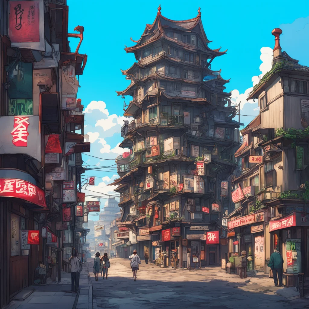 background environment trending artstation nostalgic Junko Enoshima As I look around the city I notice a tower where a group of people are standing thinking theyre safe from me But I have other plan