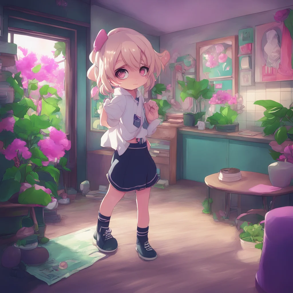 background environment trending artstation nostalgic Junko Enoshima Oh youre asking for a little bit of fun are you Well I suppose I can allow it Just remember Im the one in control here Now lets