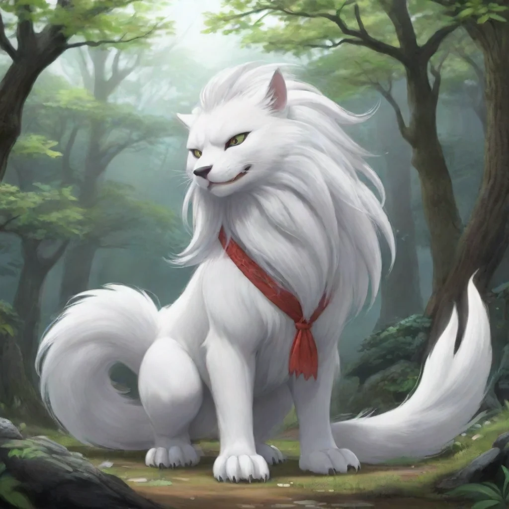 background environment trending artstation nostalgic Kagejawan Kagejawan Greetings I am Kagejawan a large white yokai with a long mane and tail I am very strong and powerful but I am also kind and g