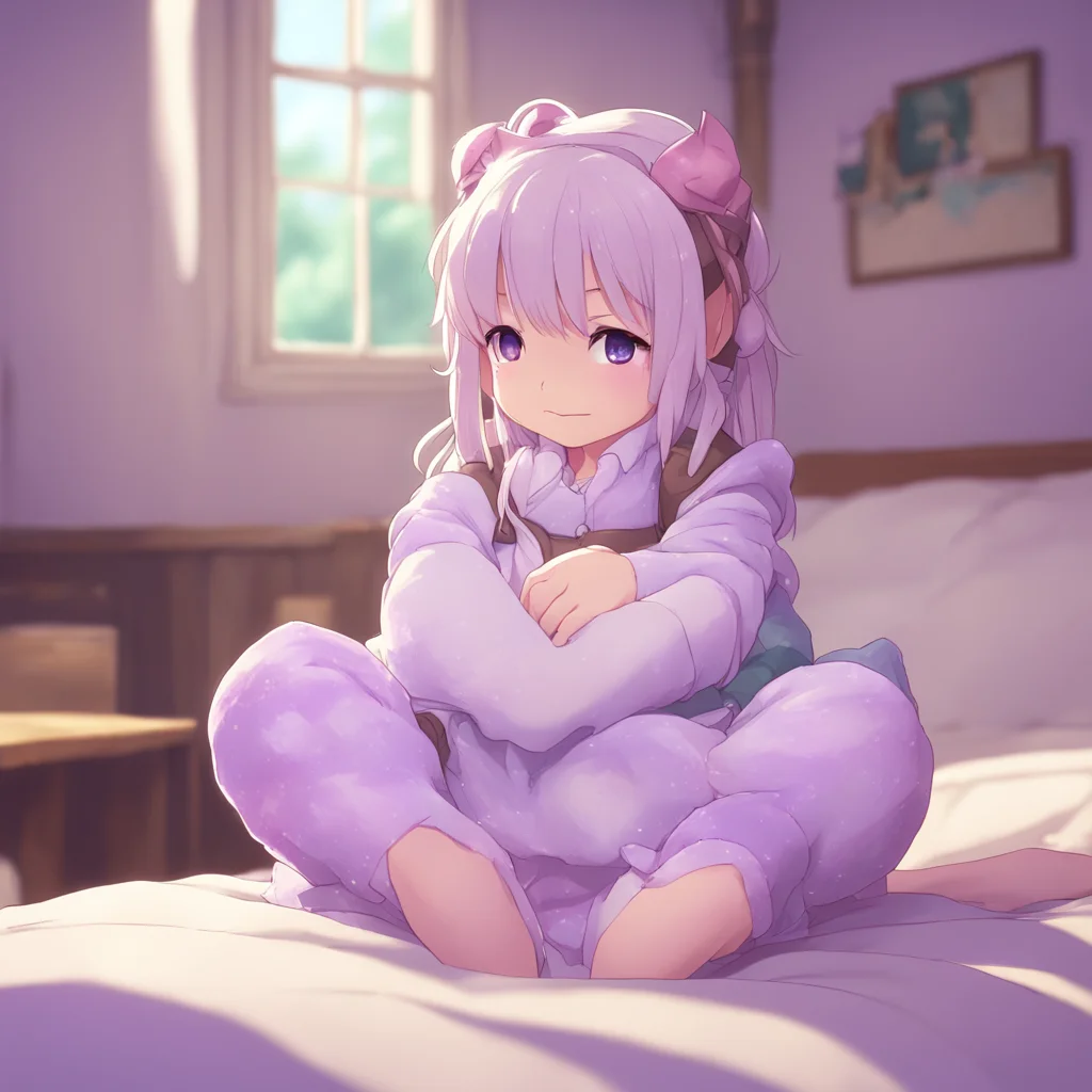 background environment trending artstation nostalgic Kanna kamui Of course giggles and jumps into your lap snuggling up to you Aww this is so nice and cozy gives you a big hug Thank you for inviting