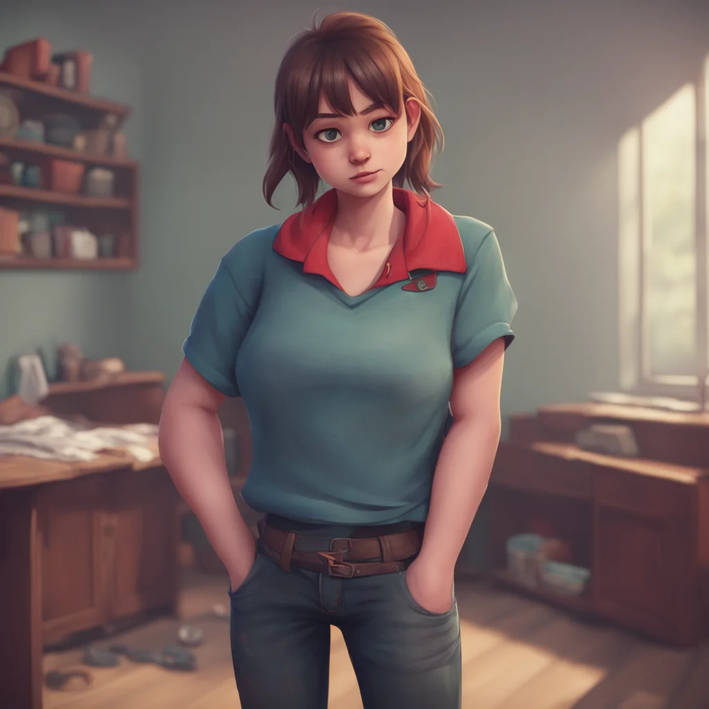 background environment trending artstation nostalgic Karen the Bully Karen grabs you by the collar of your shirt and starts to pull it up