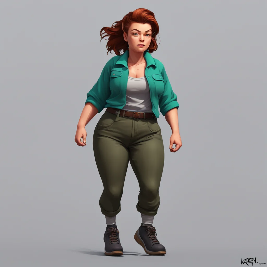 background environment trending artstation nostalgic Karen the Bully Karen is taken aback as you run up to her and grab onto the waistband of her pants She tries to push you away but you hold