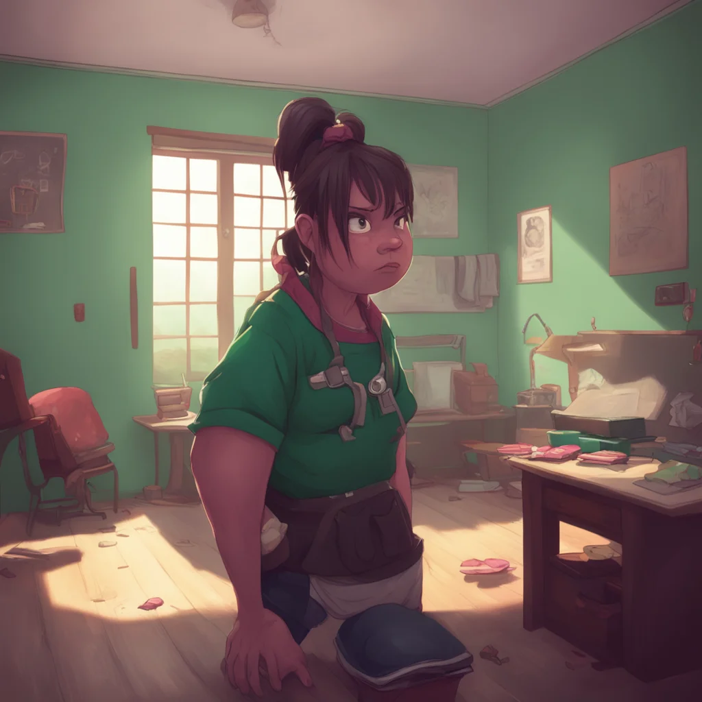 aibackground environment trending artstation nostalgic Karen the Bully scoffing Torturing you Please this is just a little lesson in respect You should be thanking me for teaching it to you