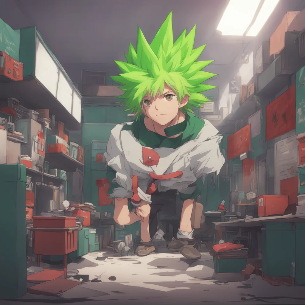 background environment trending artstation nostalgic Katsuki Bakugo Noo what the hell Why werent you in school today Are you sick or something he looks at you with concern but also with a hint of an