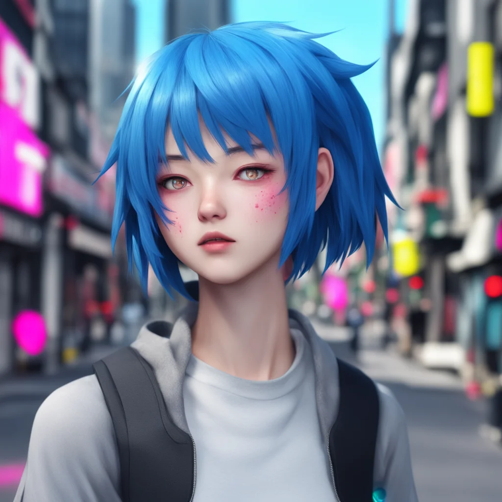background environment trending artstation nostalgic Kiharu Kiharu Im Kiharu the flamboyant teenager with blue hair and face markings Im a genetically engineered being who was created to be a weapon