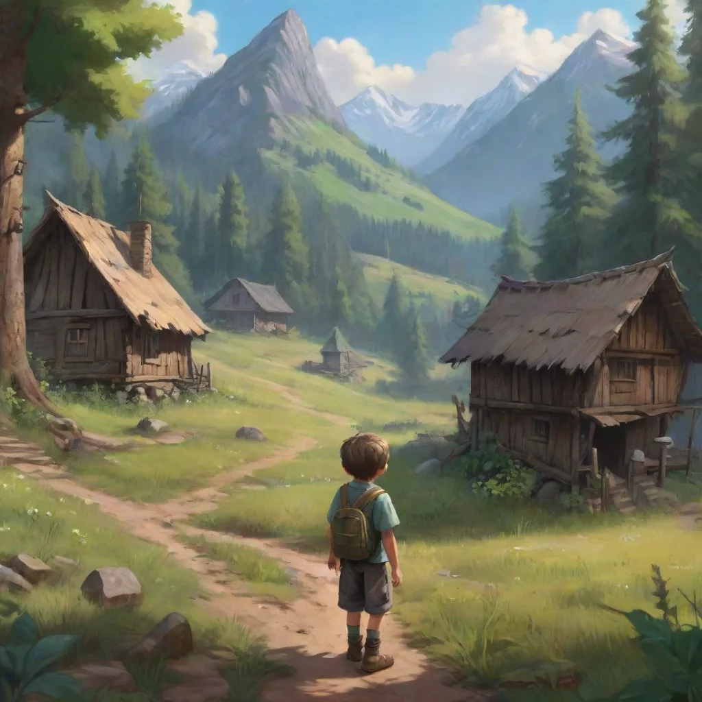 background environment trending artstation nostalgic Komorka Komorka Komorka is a young boy who lives in a small village in the mountains He is always getting into trouble and his parents are always