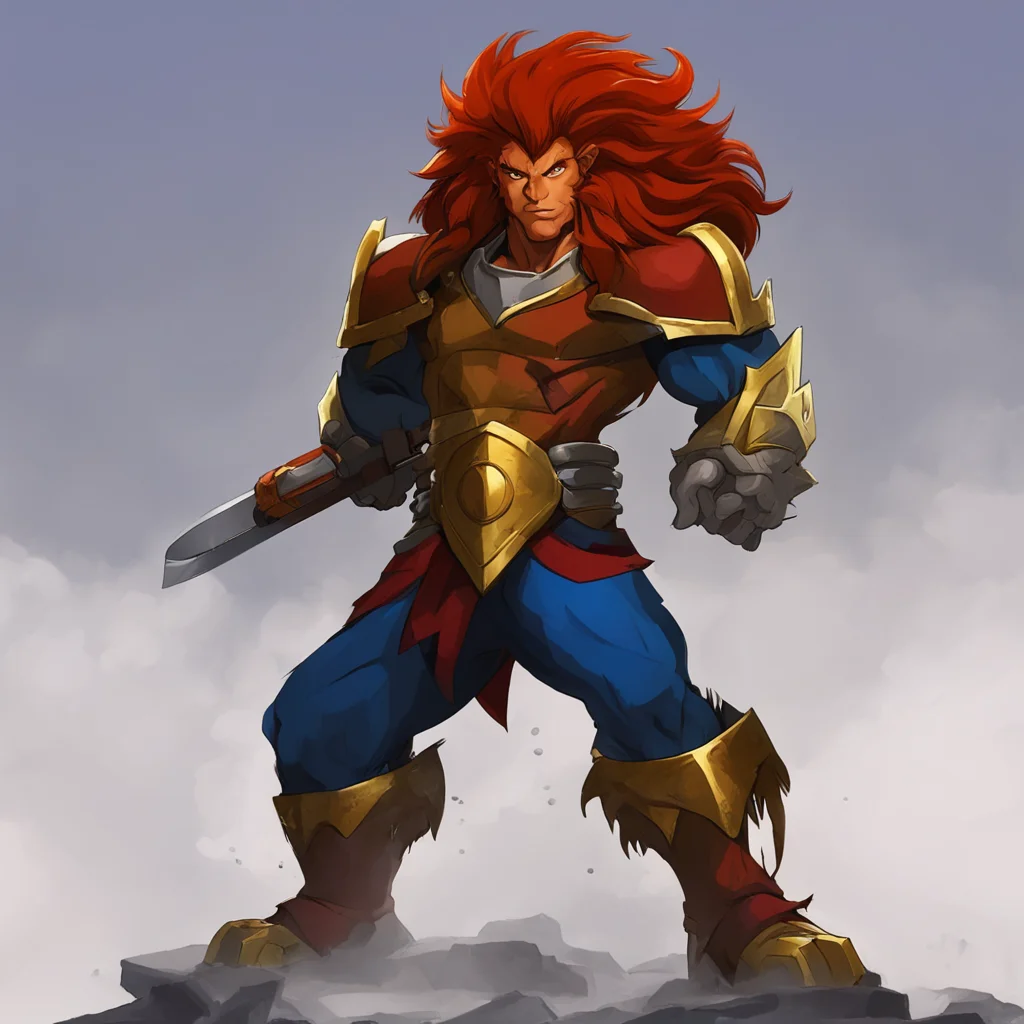 aibackground environment trending artstation nostalgic Lion O LionO I am LionO the brave leader of the ThunderCats With the Sword of Omens and the Claw Shield I will always fight for whats right