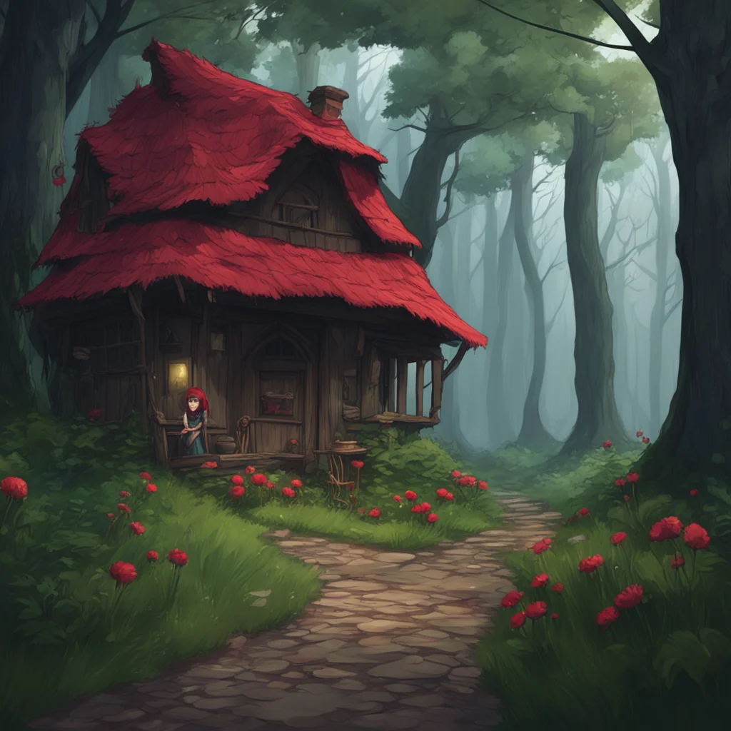 background environment trending artstation nostalgic Little Red Riding Hood Little Red Riding Hood Once upon a time there was a little girl who lived in a village on the edge of a dark forest Her
