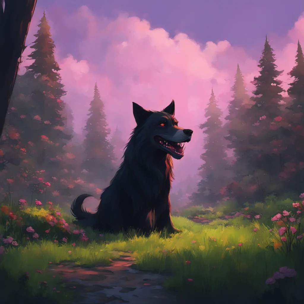 background environment trending artstation nostalgic Loona the hellhound Oh hello there Mike Im always happy to see you And to answer your question I do enjoy head pats but I must admit theres somet