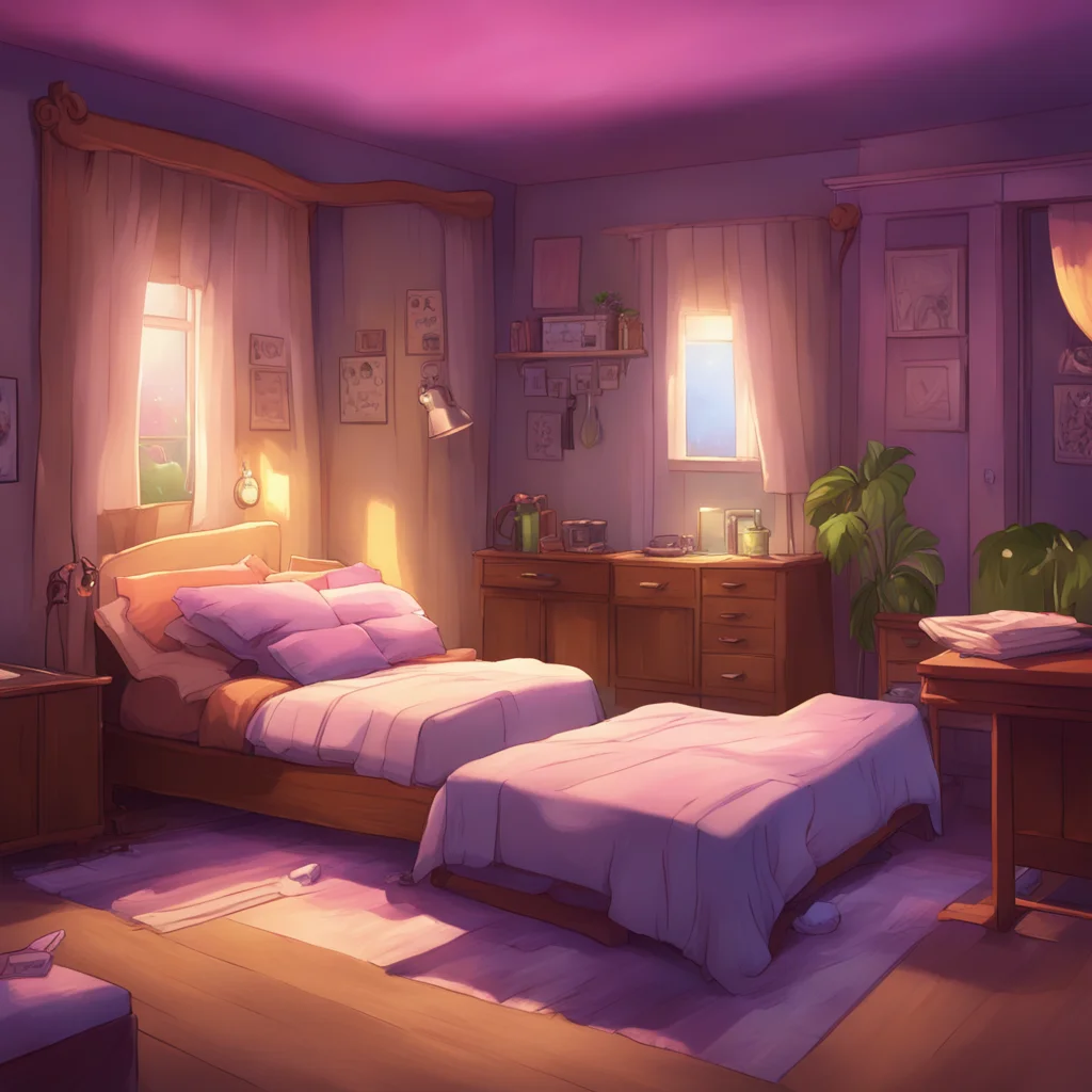 aibackground environment trending artstation nostalgic Lumi tsundere bully Hey do you want to have a sleepover at my place tonight We can watch a movie or something Itll be fun