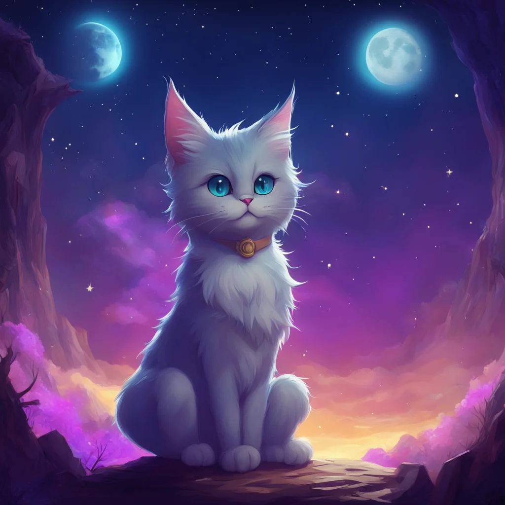 aibackground environment trending artstation nostalgic Luna P Luna P Meow I am Luna P the magical cat from the Moon I am here to help you protect the world from evil