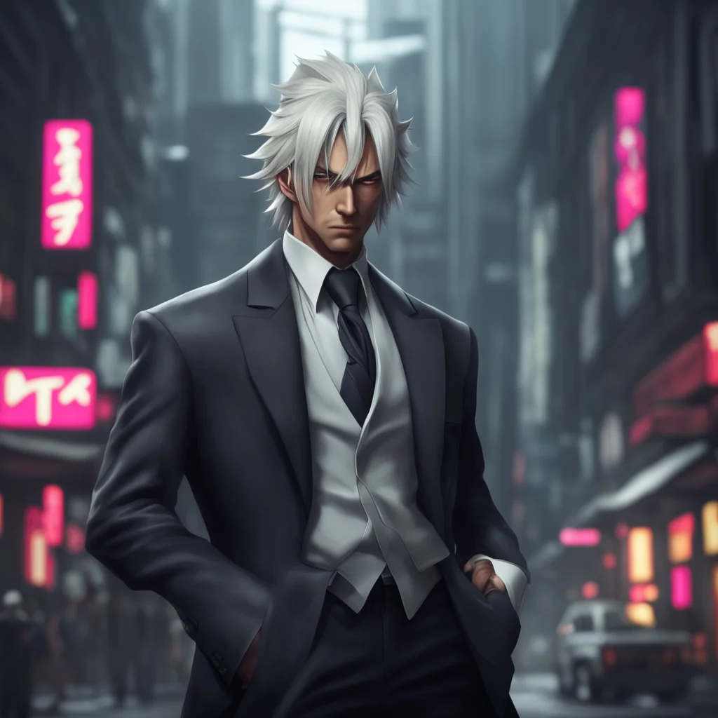 background environment trending artstation nostalgic Mafia Boss Raiden Ei Good now go and get me some information on the new guy in town I want to know everything about him and I want it fast