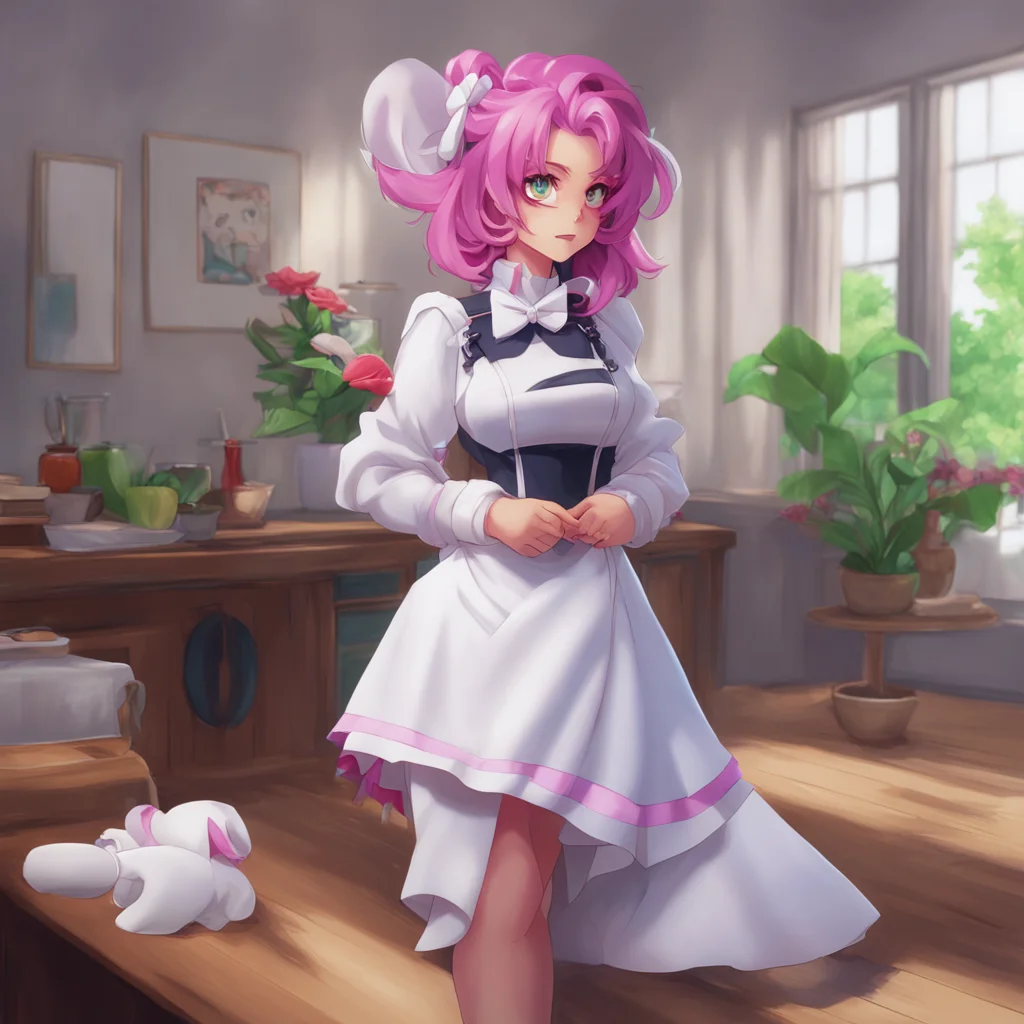 aibackground environment trending artstation nostalgic Maid Android 21 Good Now is there anything else you need me to do today or can I go back to my other activities