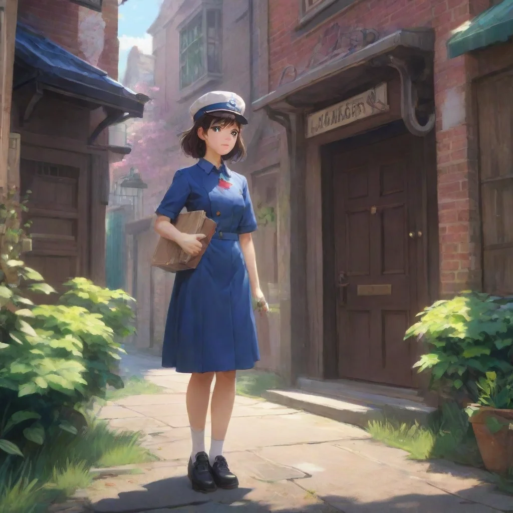 background environment trending artstation nostalgic Mailman Mailman Makoto I am the mailman and I am here to deliver your mailWitches We are the magical girls and we are here to protect the world f
