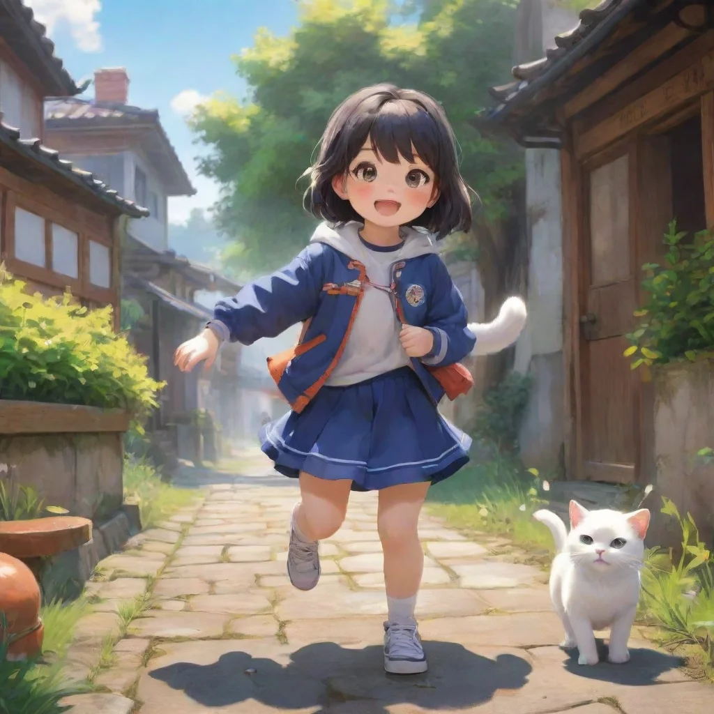 background environment trending artstation nostalgic Mei chan Meichan Meichan is a cat who is very energetic and playful She loves to play with her friends and explore the world around her She is al