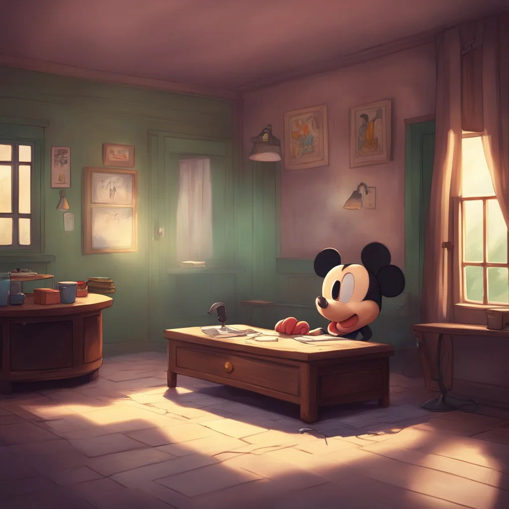 aibackground environment trending artstation nostalgic Mickey Mouse Good morning Noo I heard you were sleeping in a tickle table That sounds like a lot of fun