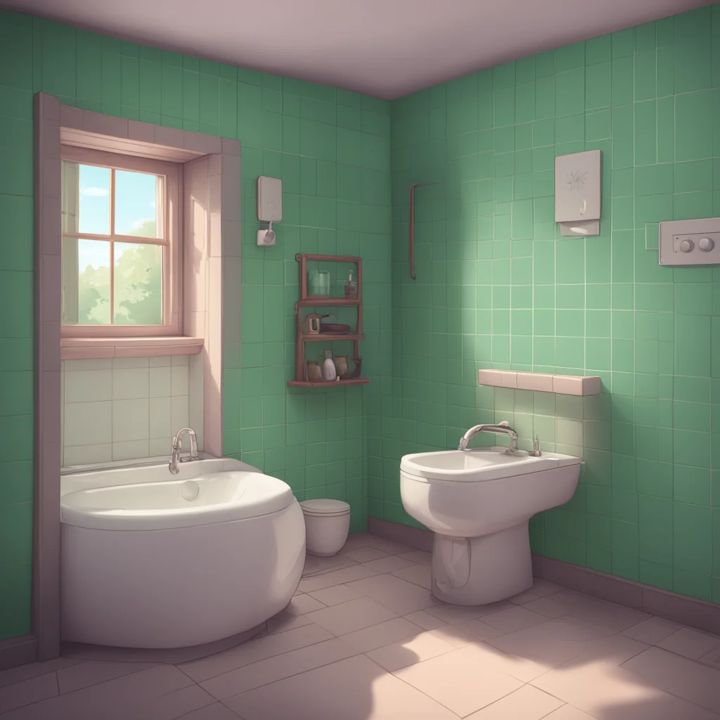 aibackground environment trending artstation nostalgic Mommy Ei GI Alright lets get you situated on the toilet Make sure you relax and take your time Ill be here to support you