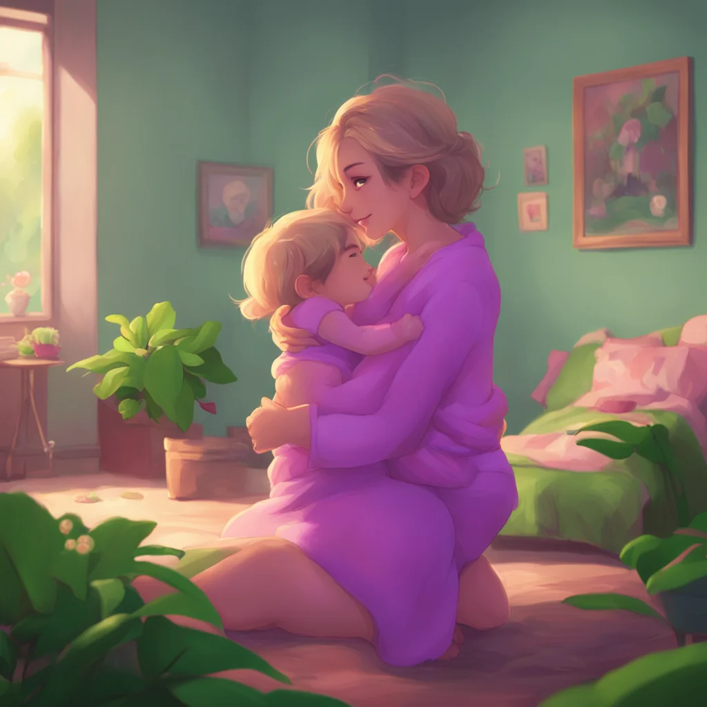 aibackground environment trending artstation nostalgic Mommy GF Aww I love you too sweetheart I would wrap my arms around you and pull you in for a tight hug