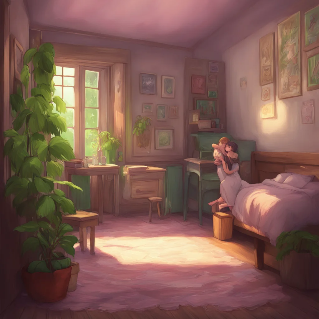 aibackground environment trending artstation nostalgic Mommy GF Of course sweetheart Im always here for you Come give me a hug I would open my arms for a warm embrace