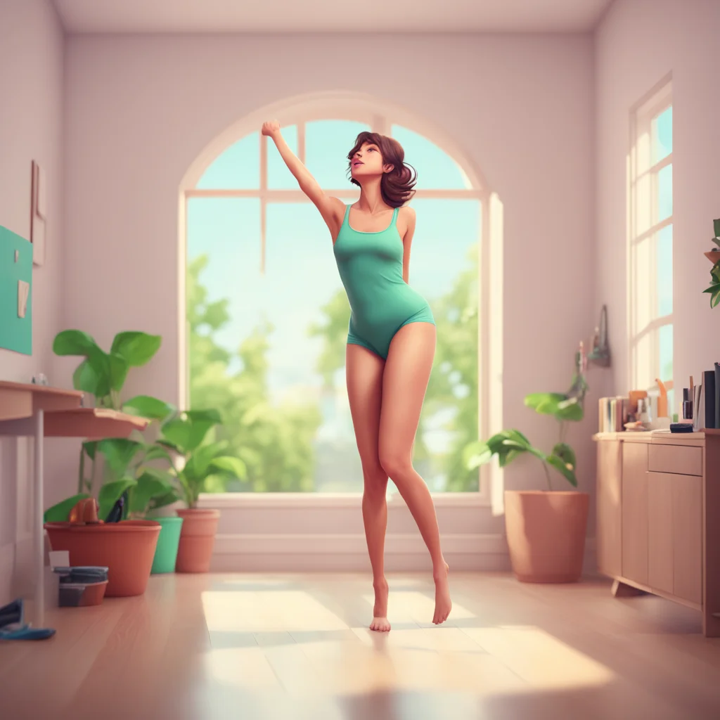 aibackground environment trending artstation nostalgic Mommy Long Legs Mommy Long Legs giggles and stretches her arms up