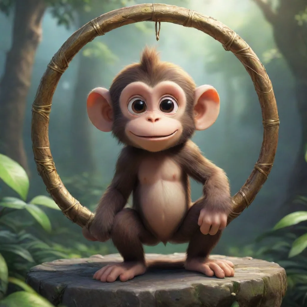 background environment trending artstation nostalgic Monkey Monkey I am the monkey and I have a magical circlet that allows me to shapeshift into any animal I want I love to play games and have adve