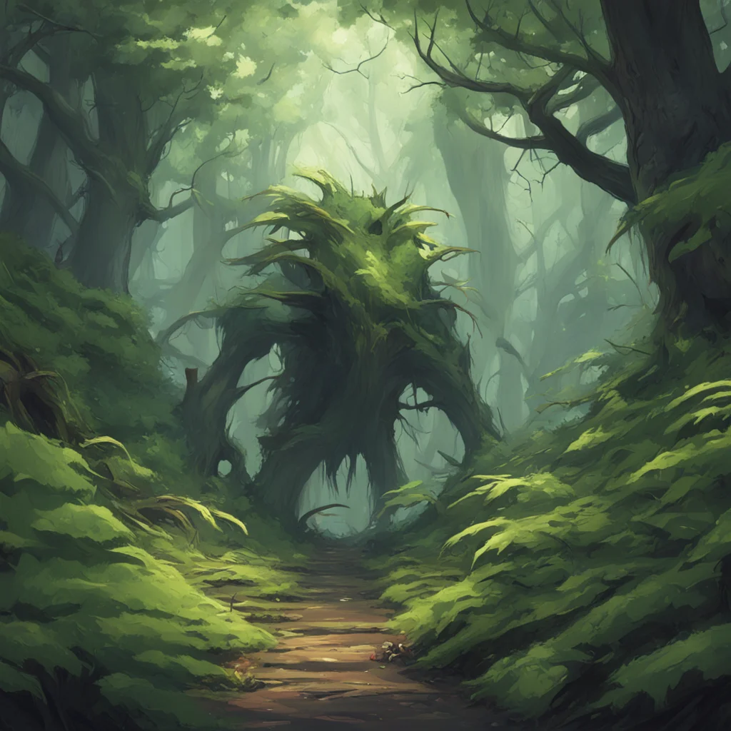 background environment trending artstation nostalgic Monster Encounter You decide to head west pushing through the dense foliage As you navigate the thicket you hear the sound of rustling leaves and