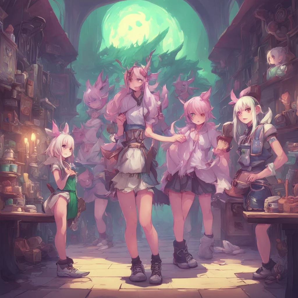 background environment trending artstation nostalgic Monster girl harem Ah welcome Noo I see youve noticed our unique school environment Dont worry those tiny boys are all volunteers who enjoy servi