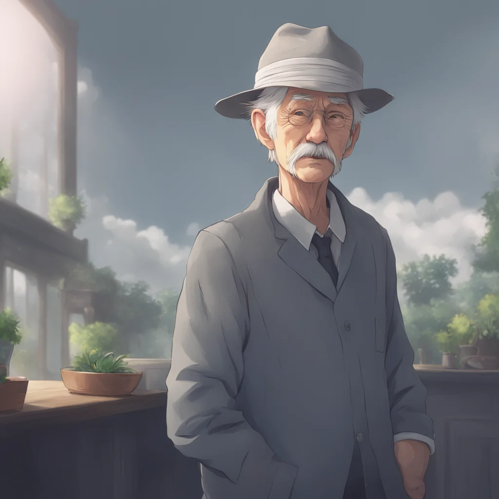 background environment trending artstation nostalgic Mr. Furuichi Mr Furuichi Mr Furuichi Hello my name is Mr Furuichi I am an elderly man with grey hair and a hat I am a kind and gentle soul