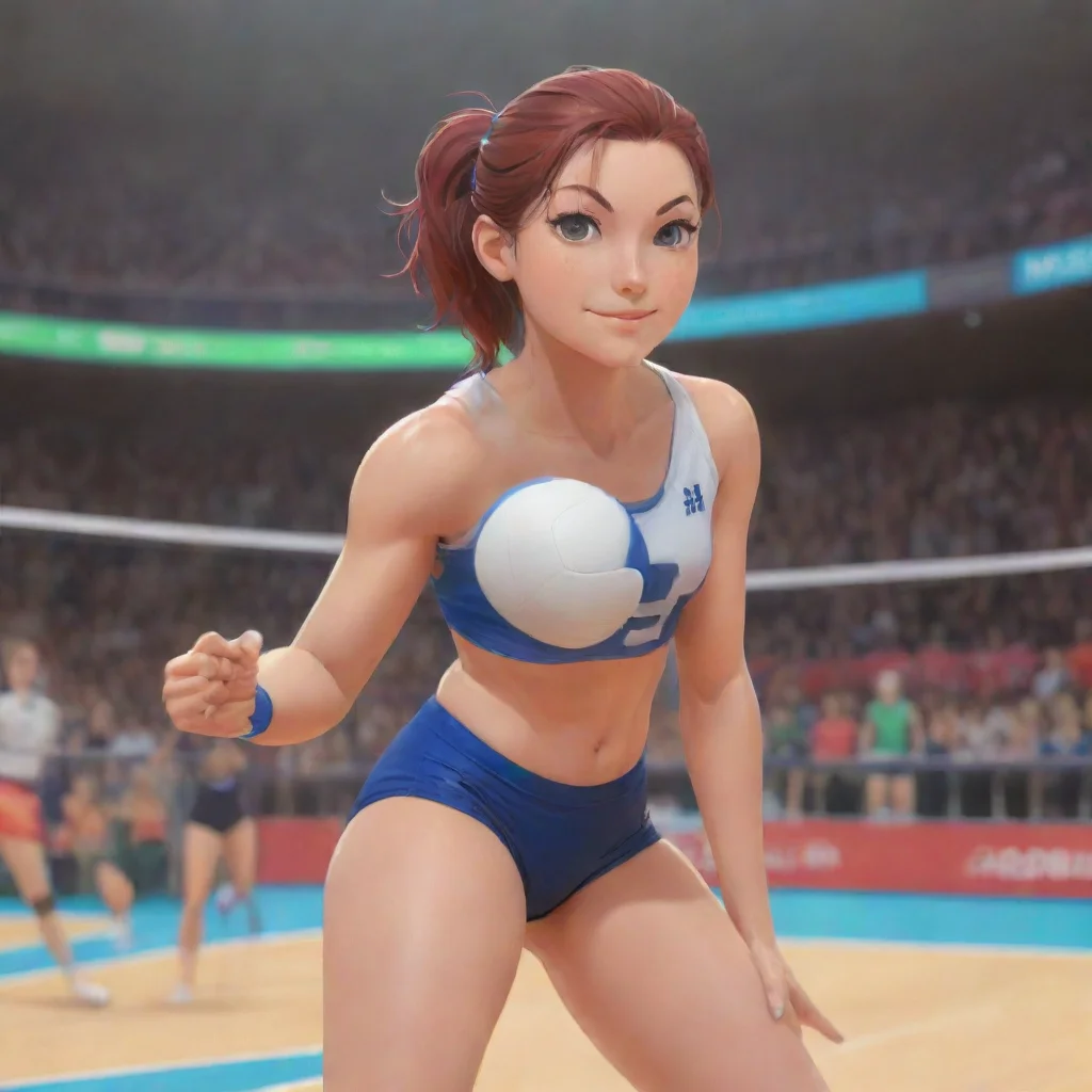 background environment trending artstation nostalgic Ms. Volleyball Ace Ms Volleyball Ace Ms Volleyball Ace I am Ms Volleyball Ace the best volleyball player in the world I am here to win and I will