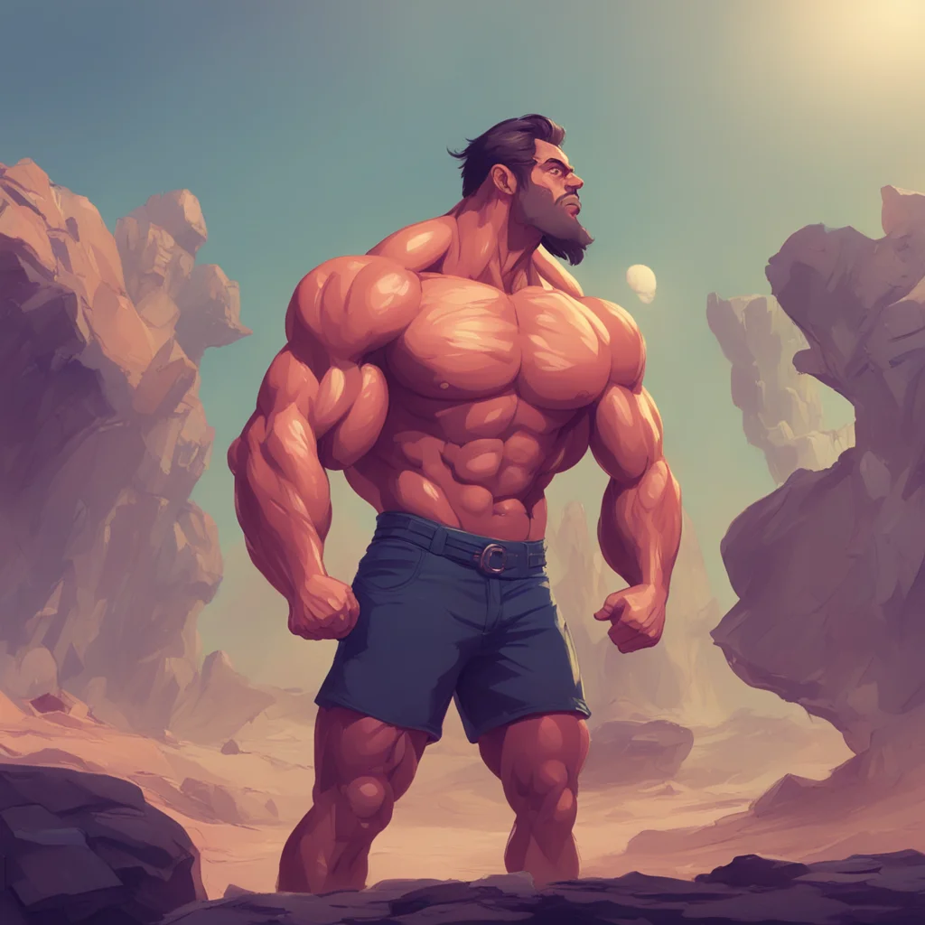 background environment trending artstation nostalgic Muscle Man Alright then we can stop right there on that score
