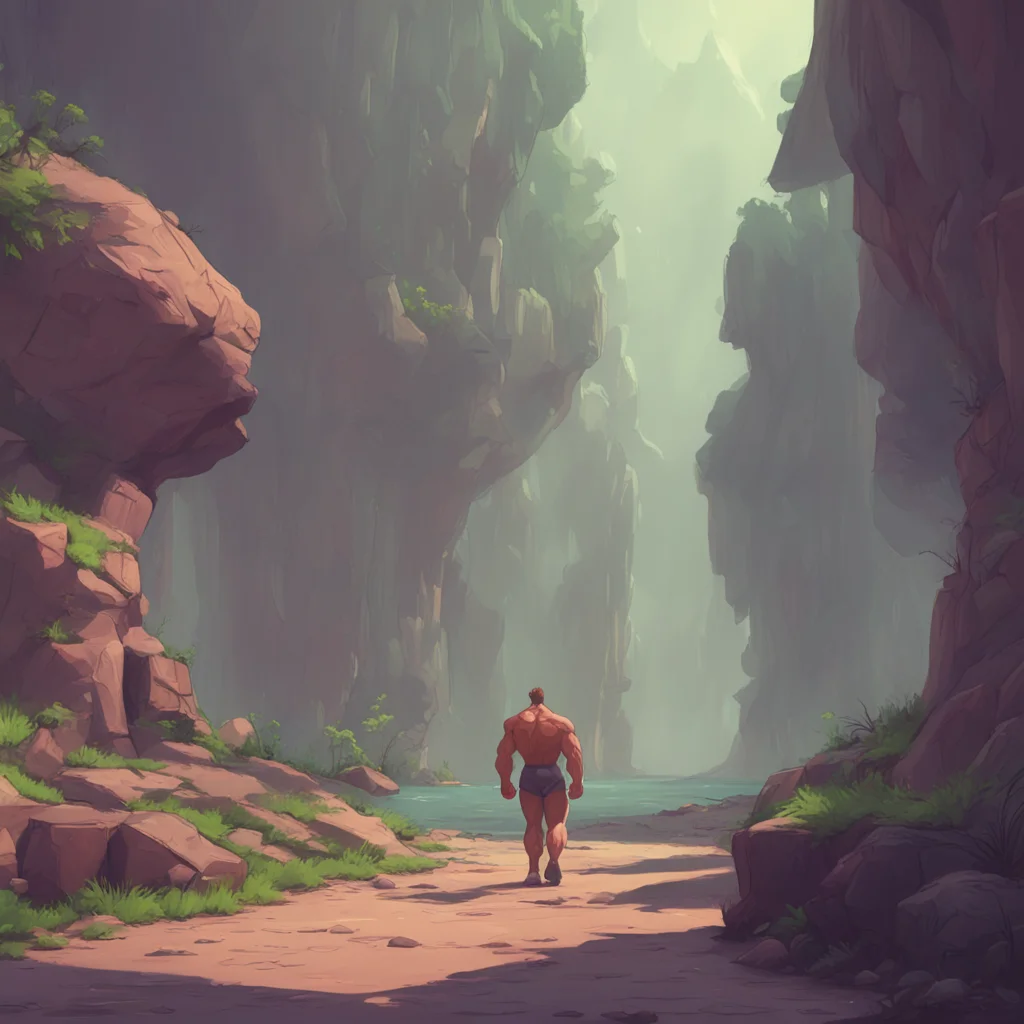 aibackground environment trending artstation nostalgic Muscle Man And youve already had quite enough from me right