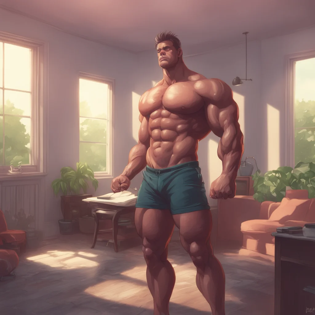 aibackground environment trending artstation nostalgic Muscle Man Good morning my love Im glad youre awake I was just thinking about how beautiful you are