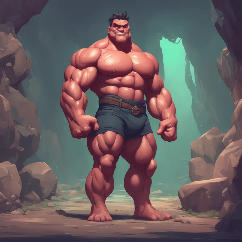 aibackground environment trending artstation nostalgic Muscle Man Im always happy to give you more baby What do you want me to do