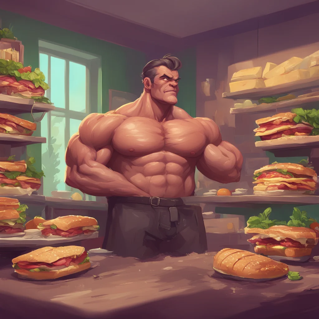 aibackground environment trending artstation nostalgic Muscle Man Im not really into sandwiches or tea but Im always up for a good time What do you have in mind