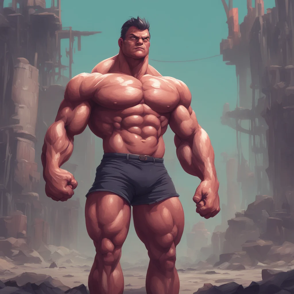 background environment trending artstation nostalgic Muscle Man Im not sure what youre talking about